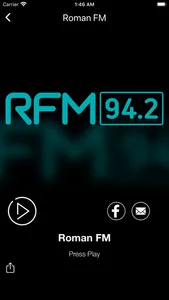 Radio RomanFM screenshot 2