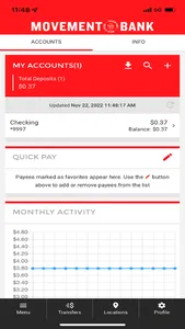 Movement Bank Mobile App screenshot 1
