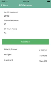 Easy Investment Calculator screenshot 1