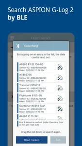 ASPION G-Log Data logger screenshot 2