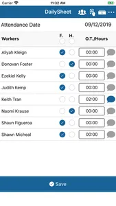 Dailysheet - Worker's Register screenshot 1
