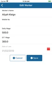 Dailysheet - Worker's Register screenshot 3