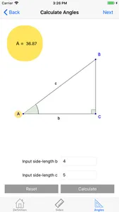 Trigonometry calc screenshot 4