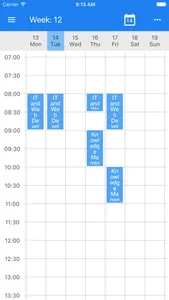 Wise Timetable screenshot 1