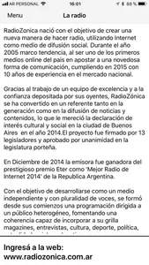 Radio Zonica screenshot 1