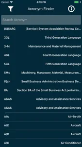 NAVAIR Acronym Finder screenshot 1