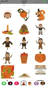 Turkey Time - Animated Sticker screenshot 1