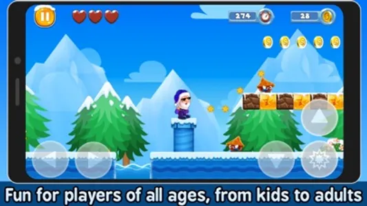 Super Santa Run&Jump Christmas screenshot 1