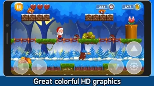 Super Santa Run&Jump Christmas screenshot 2