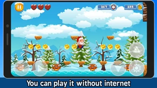 Super Santa Run&Jump Christmas screenshot 5