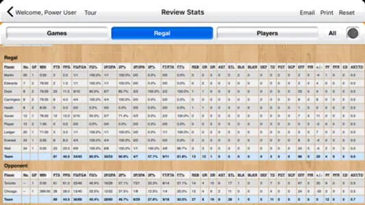 Basketball Stat Tracker Live screenshot 5