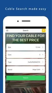 ACCURA - cable purchase tool screenshot 2