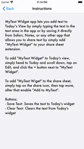 MyText Widget screenshot 2