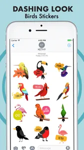 Stylish Bird Stickers screenshot 0