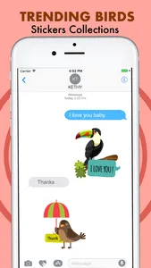 Stylish Bird Stickers screenshot 2