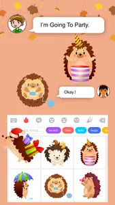 Spiky Hedgehog Stickers screenshot 3