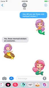 Cute Mermaid Stickers Pack screenshot 2