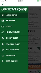 Einbecker Morgenpost - Digital screenshot 0