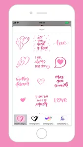 Heart Calligraphy screenshot 3