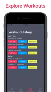 AutoWorkout Exercise Tracker screenshot 2