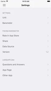 Fishing Barometer screenshot 5