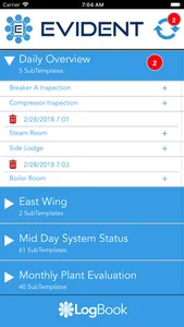 LogBook Evident screenshot 1