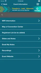 NACUBO Events screenshot 4