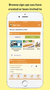 SignUpGenius screenshot 1