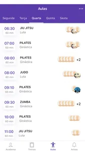 Hubfit Aluno screenshot 2