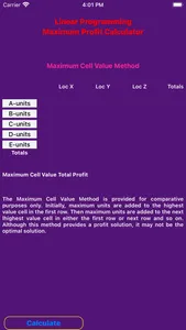 MaxProfitCalc screenshot 2