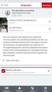 Mijn Bergman Clinics screenshot 2