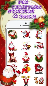 Fun Christmas Stickers & Emoji screenshot 1