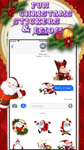 Fun Christmas Stickers & Emoji screenshot 2