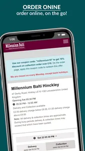 Millennium Balti Hinckley screenshot 1