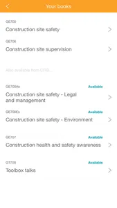 CITB HS&E Publications screenshot 2