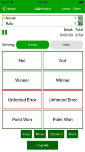 Tennis Umpire App screenshot 2