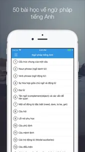 Ngữ pháp tiếng Anh - Grammar screenshot 0