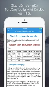 Ngữ pháp tiếng Anh - Grammar screenshot 1