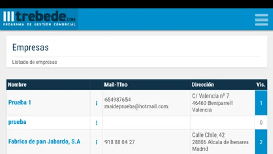 TREBEDE CRM screenshot 4