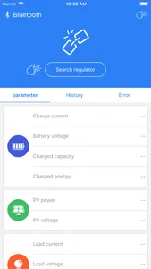 Solar regulator screenshot 1