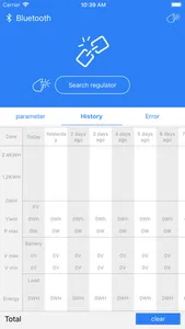 Solar regulator screenshot 2