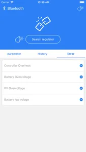 Solar regulator screenshot 3