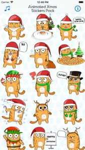 Animated Xmas Stickers Pack screenshot 1