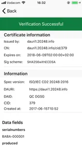 DigSig verifier screenshot 2