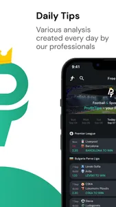 ProfitTips - Football Tips screenshot 1