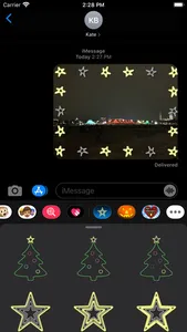 Christmas Neon Lights animated screenshot 1