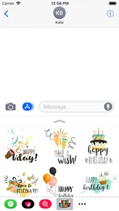 Happy Birthday Stickers 2018 screenshot 2