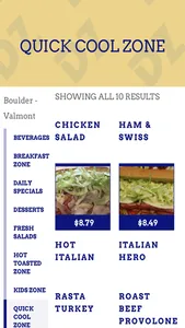 Delizone App screenshot 2