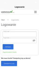 VarsoviaFX przelewy do Polski screenshot 6