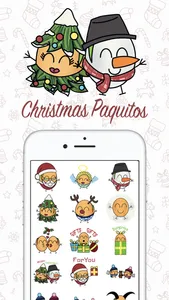 Paquitos Stickers: Christmas screenshot 0